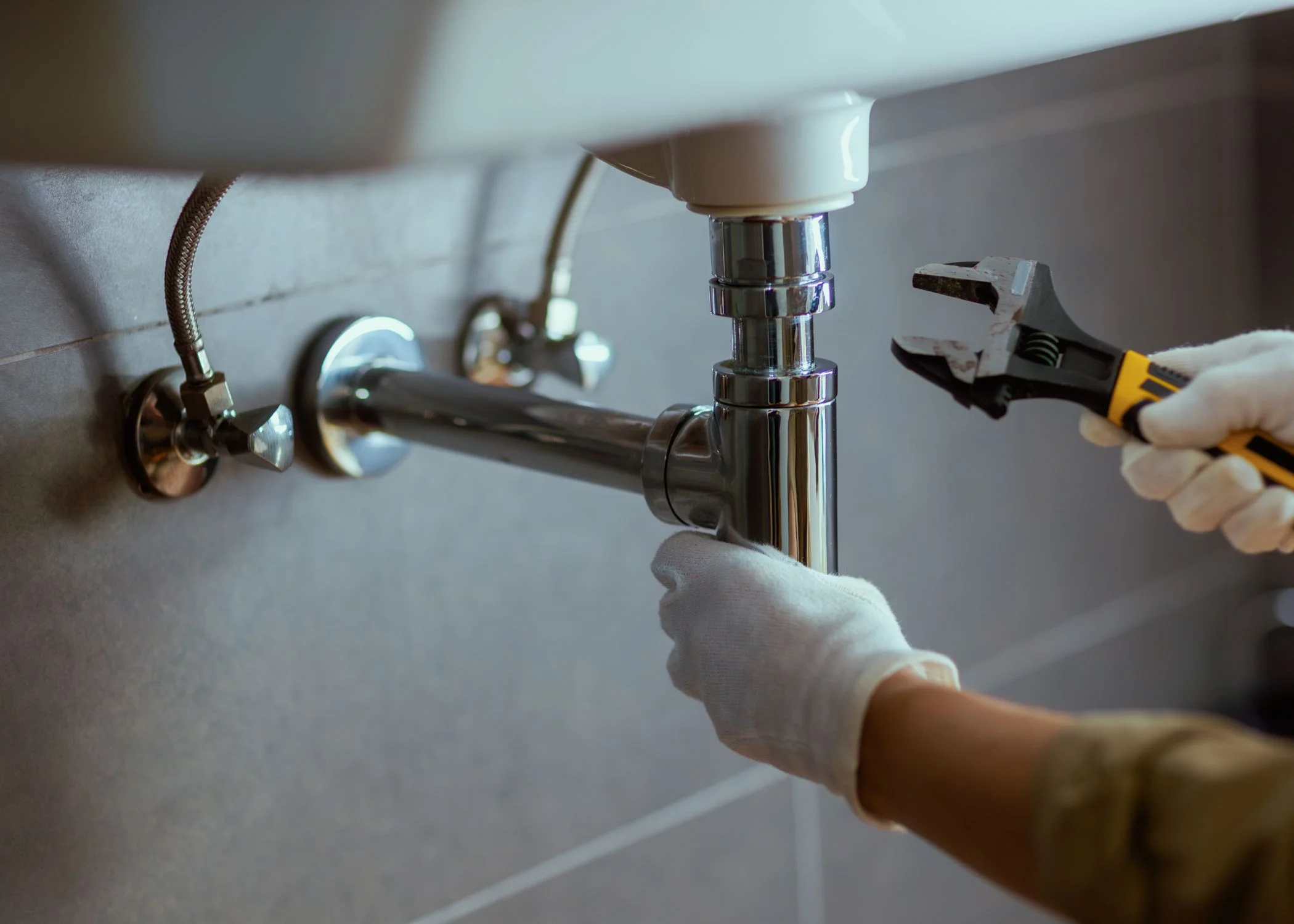 New kitchen faucet installation by Jackson Mechanical plumber in Doylestown